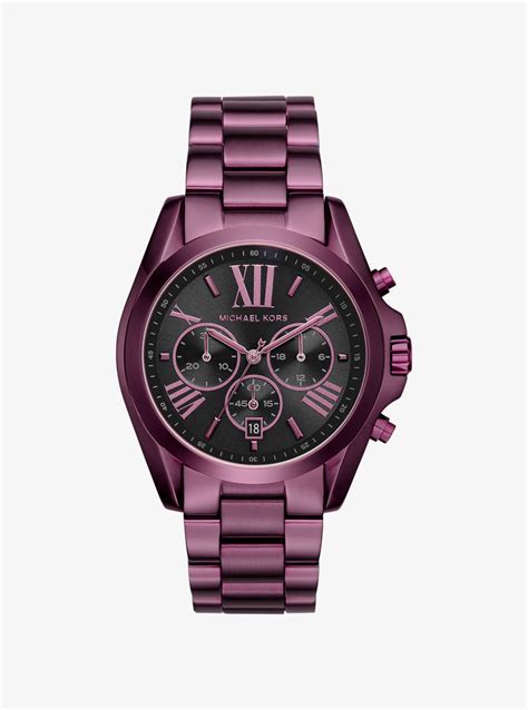 michael kors violet watch|Michael Kors women's watch.